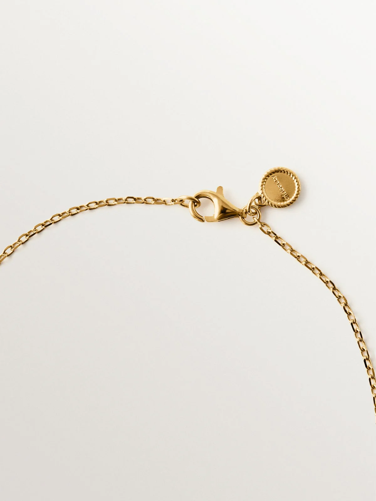 Cadena roló 120 cm de plata 925 bañada en oro de 18K - Image 3