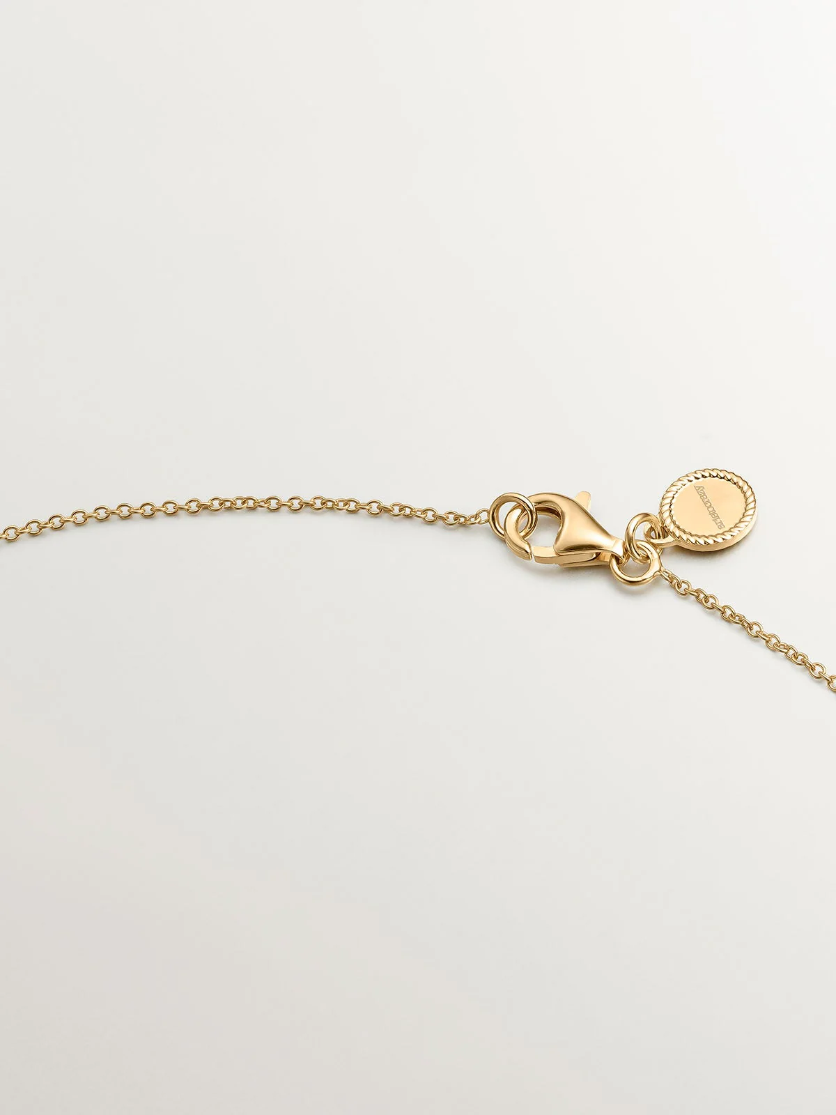 Colgante de plata 925 bañada en oro amarillo de 18K con ojo - Image 7