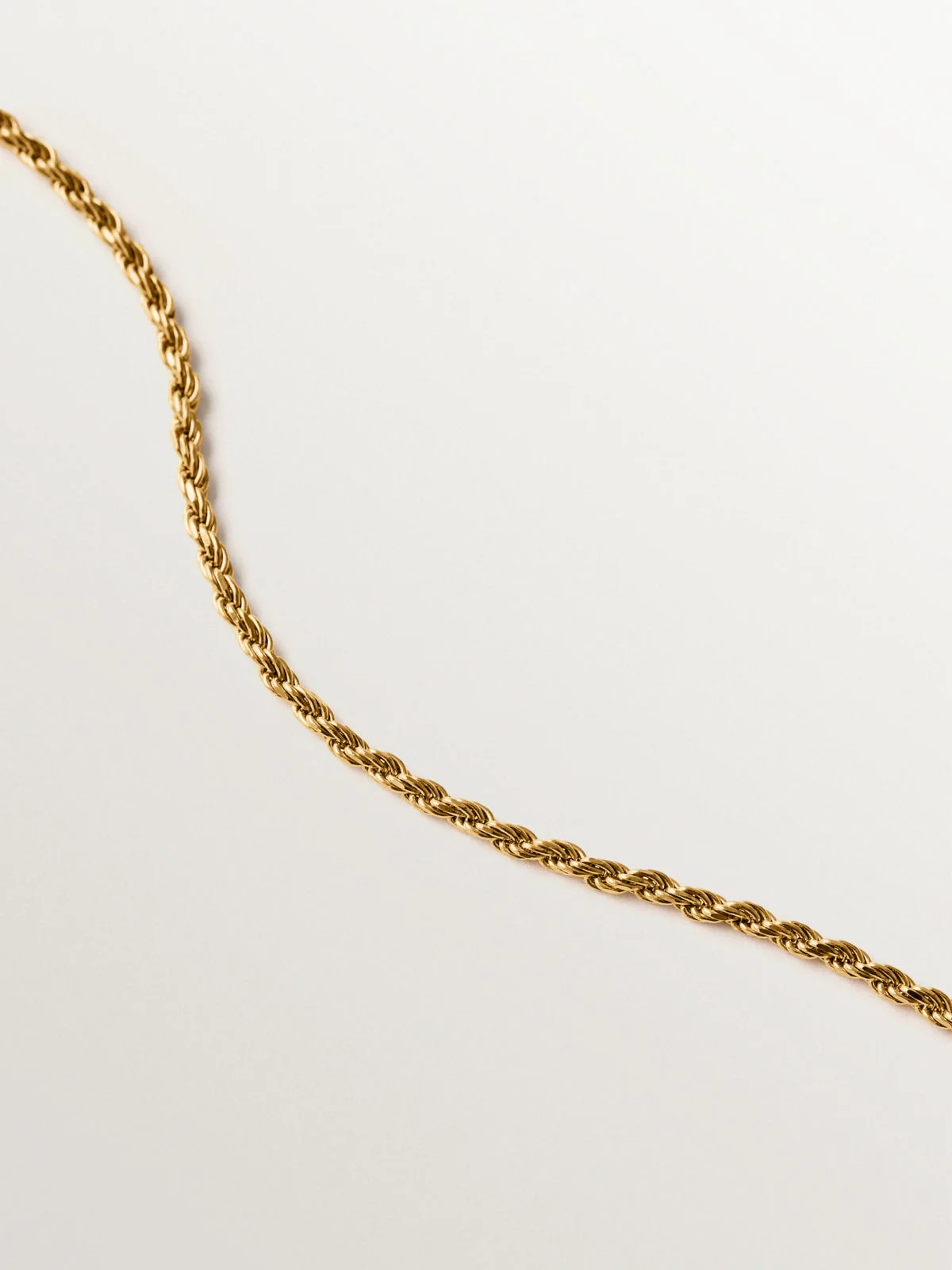 Collar de plata 925 bañada en oro amarillo de 18K con perlas grises - Image 10